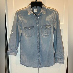 J. Crew Blue Chambray Shirt